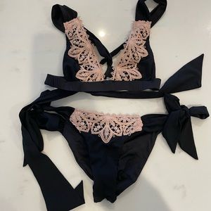Blue Life Lace Bikini